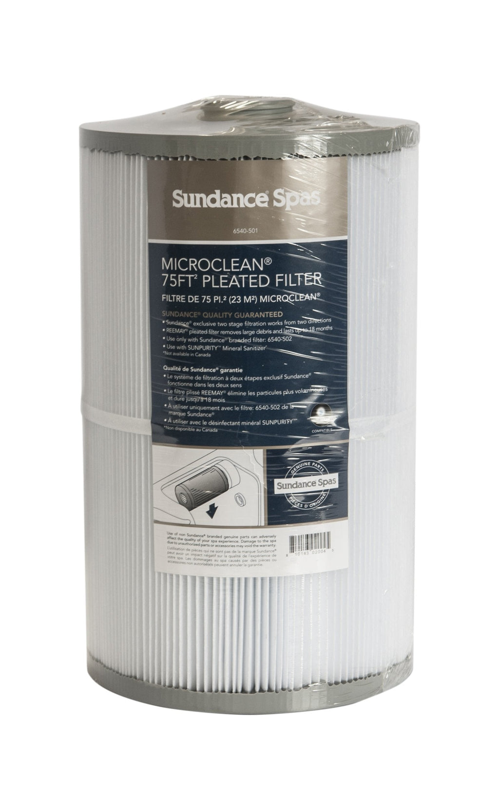 Sundance Spa Microclean Filter Set 6540-501 & 6540-502 ;from#clearviewhome