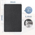 Placoot Desk Chair Mat for Hardwood Floor & Tile 55"x35" Office Chair Mat for Rolling Chairs Large Anti-Slip-Recyclable Material Computer Chair Mat Rug for Office/Home