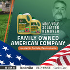 PetraMax Castor Oil Mole Repellent for Lawns - Best Anti Mole and Vole Repellent of Outdoor Space - How to Get Rid of Moles in My Yard, Garden Or Lawn, Safe and Effective Vole Deterrent (33.8 fl oz)