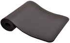 BalanceFrom GoCloud All-Purpose 1-Inch Extra Thick High Density Anti-Tear Exercise Yoga Mat with Carrying Strap (Black), 71" Long 24" Wide