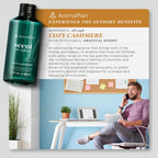 Aromaplan Hotel Scents Cozy Cashmere 5 Fl Oz, Home Luxury Aroma & Hotel Collection Diffuser Oil- Hotel Diffuser Oil for Aromatherapy- USA Made, Bigger Bottle, Bolder Aroma & Longer Lasting