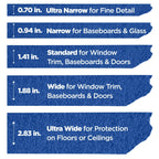 ScotchBlue Original Multi-Surface Painters Tape, 2 Inch Wide (1.88 in. x 60 Yds), 3 Rolls, Blue Paint Tape Protects Surfaces and Removes Easily, Masking Tapes for Indoor and Outdoor Use (2090-48EP3)