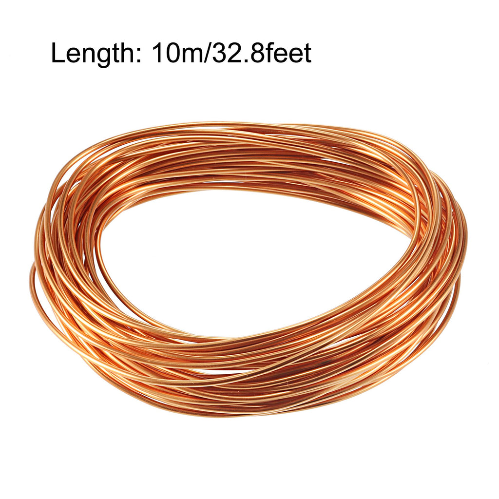 uxcell 1.2mm Dia Magnet Wire Enameled Copper Wire Winding Coil 32.8ft Length Widely Used for Transformers Inductors