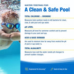 Taylor K-1003 OTO, 6-in-1 Pool Test Kit for for Total Chlorine, Bromine, pH, Acid & Base Demand, Total Alkalinity, 100+ Tests, Quick & Easy for Pools & Spas | Made in the USA