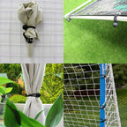 Joneaz 50 Pcs Ball Bungee Cords 6 Inch Black Heavy Duty Outdoor for Canopy Tarp Tie Downs, UV Resistant