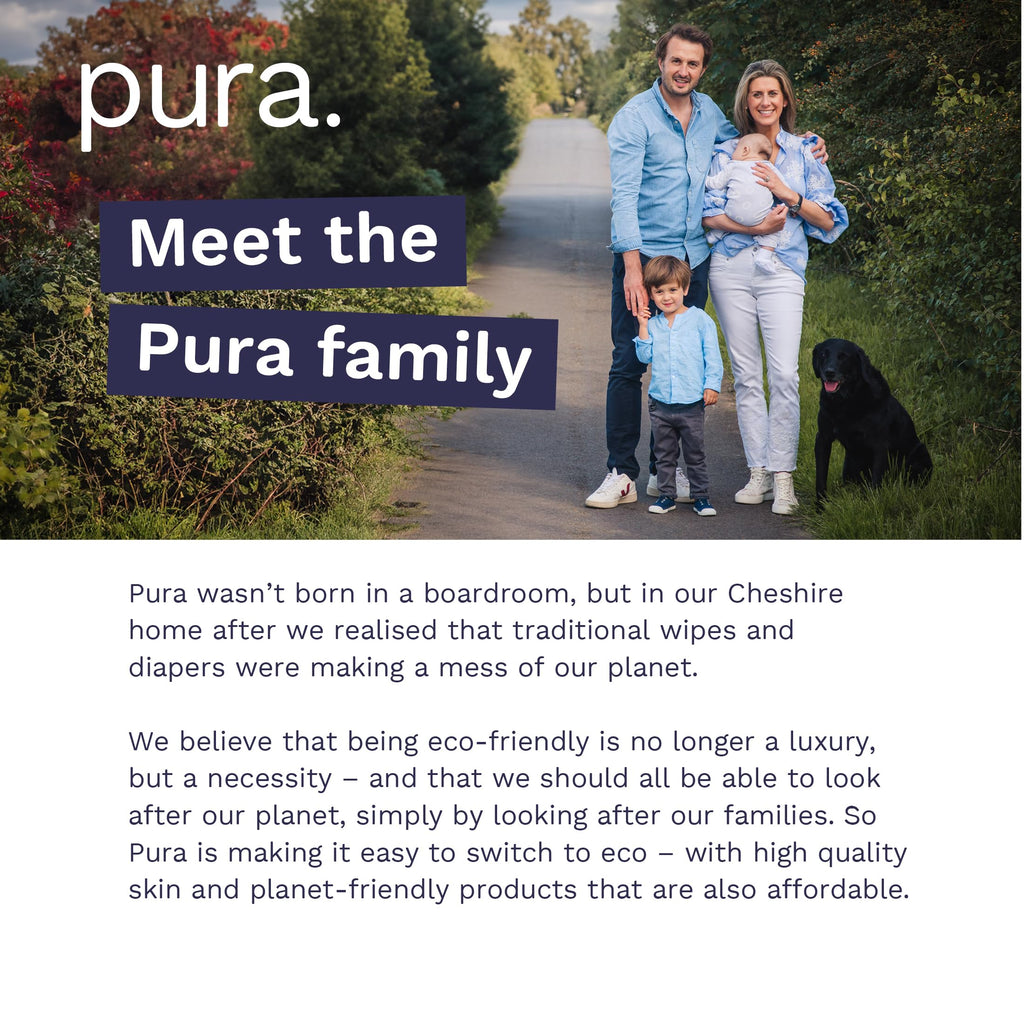 Pura Size 5 Eco-Friendly Diapers (24-35 lbs) Totally Chlorine Free (TCF) Hypoallergenic, Soft Organic Cotton, up to 12 Hours Leak Protection, Allergy UK, 3 Packs of 20 (60 Count)