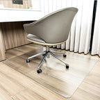MuArts Elasticity Clear Chair Mat for Hardwood Floor 40 x 48 inch, Transparent Floor Mat Wood/Tile Protection Mat for Home & Office (40" X 48" Rectangle)