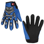 Kids Dirt Bike Gloves - Youth Motorcycle Gloves for Boys & Girls, Breathable Non-Slip Riding Full Finger Children Glove for BMX, Mountain Bike, ATV, Cycling & Outdoor Sports