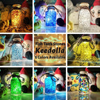 Keedolla 3 LB Glass Fish Tank Gravel Aquarium Fish Tank Stones, Betta Fish Bowl Rocks Gems Marbles Pebbles Gravel for Aquarium, Fish Tank, Vase Fillers, Succulent Plants Decor - Rainbow