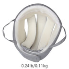 Thick Protection Helmet for Elderly Youth Kids Adults,Head Protection for Elderly Falls,Soft Helmet for Epilepsy Seizures Prevent Head Injuries,Safety Bump Cap,for Home Gardening (Gray Mesh Inner)