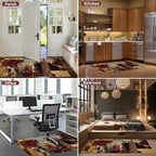 Office Chair Mat for Hardwood Floor&Tile Floor,36"X 48" Heavy Duty Desk Chair Mat for Hard Floors,Under Desk Rug for Rolling Computer Chair,Anti Slip,Low Pile Carpet Floor-Geo Multi