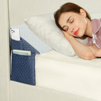 Welzona Twin Size Wedge Pillow Headboard/Bed Wedge Pillow for Headboard, Bed/Mattress Gap Filler (0-6"), Triangle Pillow Wedge for Gap, Comfortable High Density Foam Pillow (39"x 10"x 6")