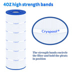 Cryspool® C200S Filter Compatible with CX200XRE, SwimClear C200S, C200S, C-9442, PA200S, 200 Sq. Ft Pool Filter Cartridge, 1 Pack