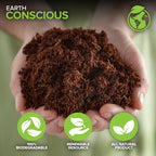 Stock Your Home Coconut Coir (10 lb), Organic Coco Coir for Plants, Expandable Coco Coir Brick for Soils, Mulches & Planting Media, Peat Moss Alternative, Coconut Husk and Coconut Fiber Soil