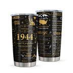 Yesruby 80th Birthday Gifts For Women Men, 1944 Tumbler 20oz, Gifts For Older Women Men Over 80, Birthday Gift For 80 Year Old Woman Man, Gifts For Elderly Over 80, 80th Birthday Decorations Cup (1pc)