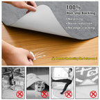 Placoot Desk Chair Mat for Hardwood Floor Corduroy Surface 1/6" Thick 55"x35" Office Chair Mat for Rolling Chairs-100% Large Anti-Slip Backing Under Desk Low-Pile Office Rug Floor Mat for Office/Home