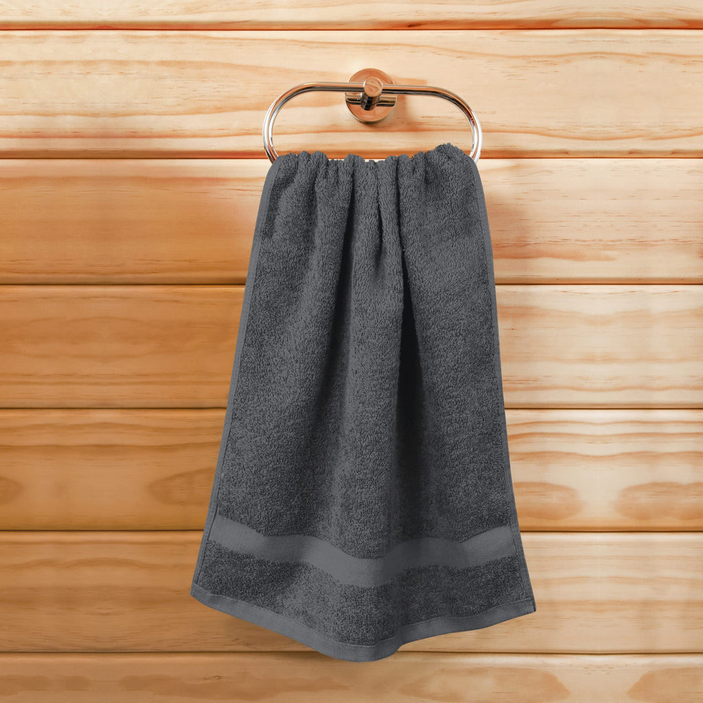 Utopia Towels - Salon Towel, Pack of 12 (Not Bleach Proof, 16 x 27 Inches) Highly Absorbent Cotton Towels for Hand, Gym, Beauty, Hair, Spa, and Home Hair Care, Grey