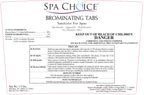 SpaChoice 3.5-Pounds Premium Brominating Tabs Sanitizer for Spas, Bromine Tablets for Spa Hot Tub, Made in USA