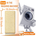 Shower Mats Non Slip,16x35.6'' Long Bathtub Mat Non Slip for Bathroom Tub,Shower Mats for Showers Anti Slip for Elderly,Loofah Anti Slip Shower Matt,Shower Stall Mat for Inside Shower-Beige