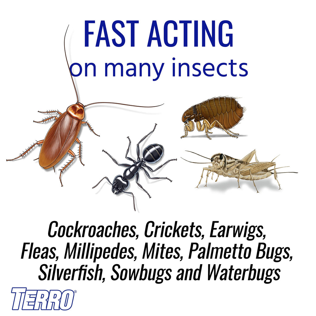 TERRO T901SR Ant Killer Plus Multi-Purpose Insect Control for Outdoors - Kills Fire Ants, Fleas, Cockroaches, and Other Crawling Insects - 2 Pack, Granule