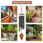Soopau Memorial Sympathy Wind Chimes , Sympathy Gift Baskets in Memory of a Loved One Mother Father For Memorial/Bereavement/Condolence , 30" Wooden