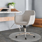 Office Chair Mat Carpet Protector: 36" x 36" Plastic Heavy Duty Computer Desk Mats with Lip for Low Flat and No Pile Carpeted Floor - Clear Rug Pad for Rolling Chairs Office Work Home Gaming Round