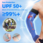 Donald Trump Arm Sleeves 2024 Save America Again Inspirational Gifts for Trump Fans, ANSI A6 Cut Resistant Arm Protectors for High Risk Work, UPF50+ UV Protection Cooling Farmer Sleeves for Gardening