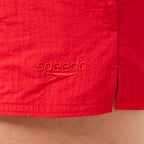 Speedo Women's Essential Watershort Swimming Trunks | Ladies Swim Shorts, Fed Red, XS