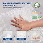 btasleeep Cooling Side Sleeper Pillow for Neck and Shoulder Pain Relief, Adjustable Shredded Memory Foam Bed Pillows for Sleeping, Ergonomic Curved Pillow, Queen Size, Extra Fill Included