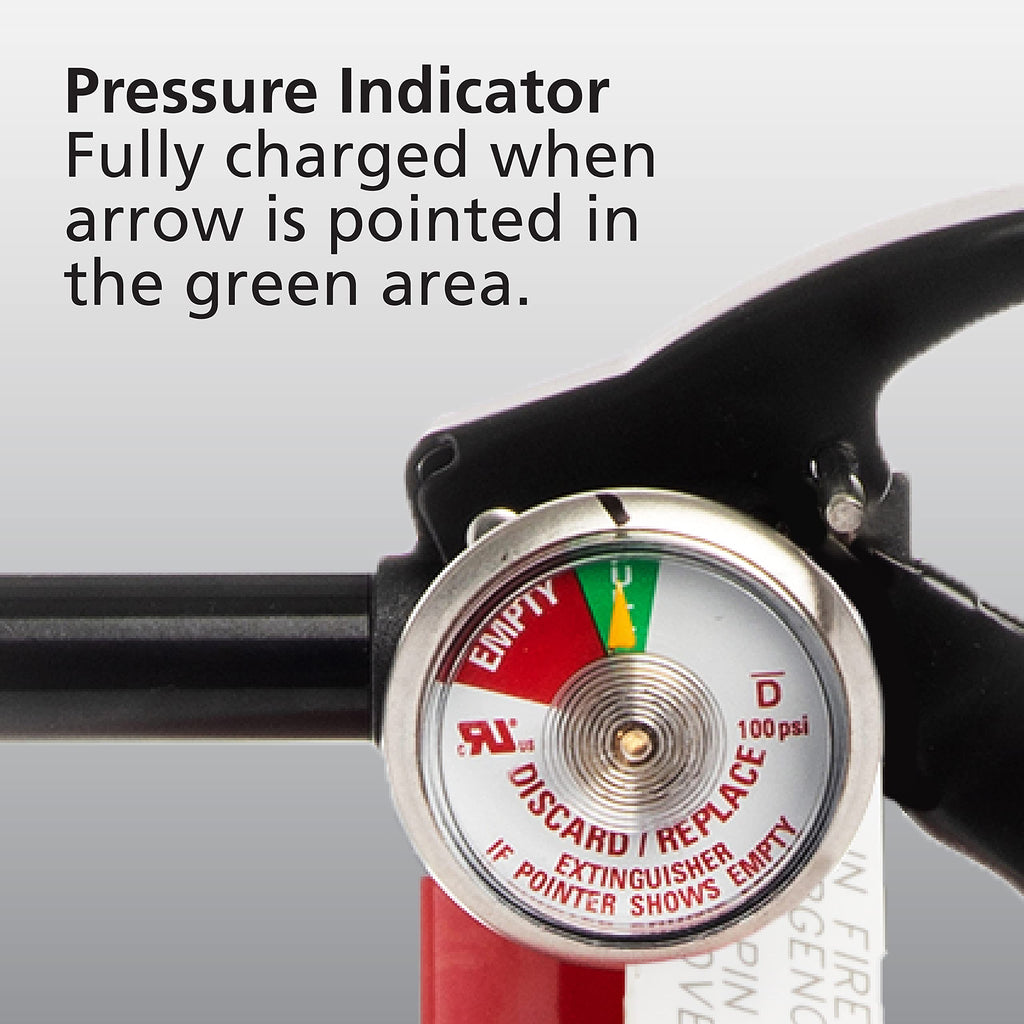 Kidde Fire Extinguisher for Home, 1-A:10-B:C, Dry Chemical Extinguisher, Red, Mounting Bracket Included, 6 Pack