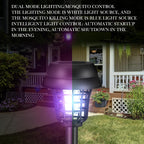 Qualirey 12 Pcs Solar Bug Zapper Outdoor Waterproof Solar Mosquito Zapper Outdoor Solar Powered Mosquito Killer Lamp Lighting Mosquito Repellent Lamp for Patio Yard Garden Insect, Purple White Light