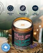 Funny Candle for Best Friend, Thank You for being My Unpaid Therapist Candle, Best Friend Candle for Women, Funny Friendship Gifts, Gifts for Best Friend, Birthday, Christmas, Gift-Ready