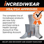 Incrediwear Knee Sleeve – Knee Braces for Knee Pain, Joint Pain Relief, Swelling, Inflammation Relief, and Circulation, Knee Support for Women and Men, Fits 12”-14” Above Kneecap (Black, Medium)