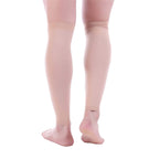 Doc Miller Compression Calf Sleeve for Men & Women, Premium Medical Grade, 15-20mmHg Graduated Support for Running, Calf Tear, Shin Splints, Knee High, Skin/Nude Calf Sleeves, Medium Size, 1 Pair