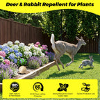 Atindirey Deer & Rabbit Repellent Balls- Outdoor Animal Deterrent for Garden, Yard, Trees & Plants | Natural, Long-Lasting | Safe for Pets, Kids, Flowers & Vegetables (12PCS)