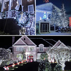 82FT 200 LED Color Changing Christmas String Lights with Remote & Timer & Memory Function, 9 Lighting Modes Waterproof Fairy String Lights for Xmas Tree Holiday Party Garden (Cool White & Multicolor)