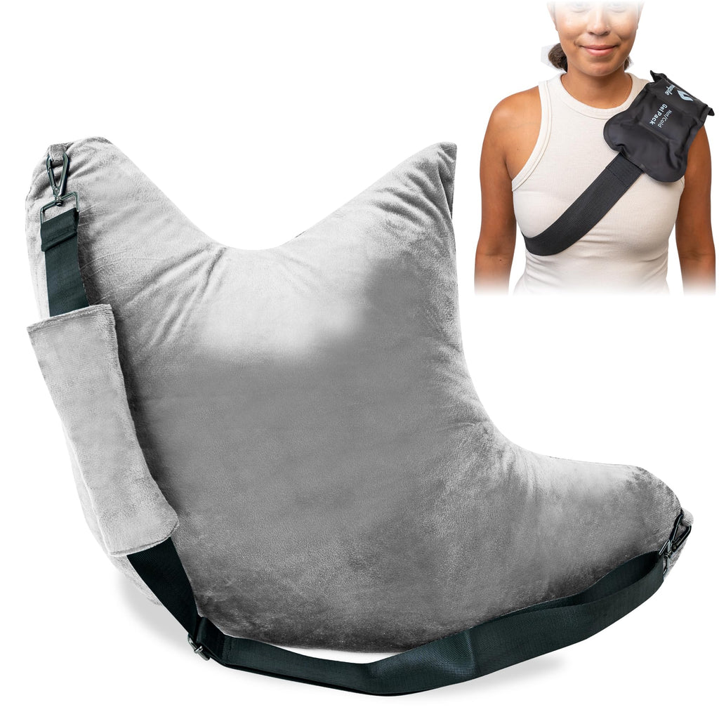Zomaple Shoulder Surgery Pillow - Pain Relief For Torn Rotator Cuff, Broken Arm, Dislocated Shoulder & Post-op Care - After Surgery Recovery Healing & Side Sleeping Arm Support Pillow with Gel Pack