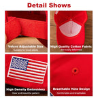 2 PCS Trump Hat 50 Pcs Trump Stickers Set Trump 2024 MAGA Hat 45-47 Make America Great Again Hat Adjustable Baseball Cap with Donald Trump Stickers