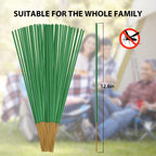 BugBai Mosquito Repellent Outdoor Patio 120 PCS, Citronella Oil Mosquito Incense Sticks Indoor Home Pet Family Safe, Natural Plant-Based Bug Insect Barrier for Yard Garden Lawn Camping Fishing