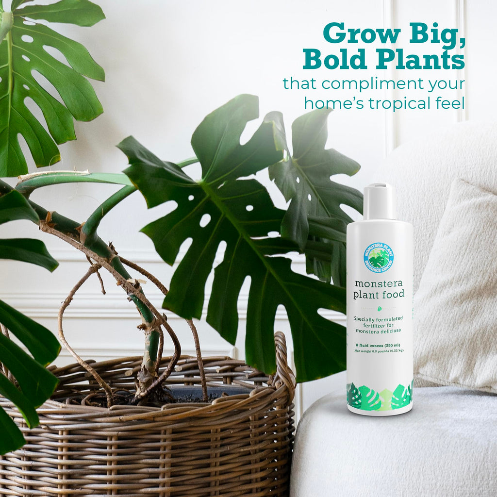 Monstera Plant Food by Houseplant Resource Center | Premium Liquid Fertilizer (5-2-3 NPK) - Ideal for Monstera, Pothos, and Snake Plants (8 Fluid Ounces)
