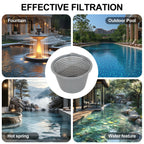 Sepetrel 2 Sets Swimming Pool Filter Basket - Replacement Skimmer Basket for In-Ground Pools - Captures Leaves, Needles and Debris - Most Pump & Water Circulation Systems