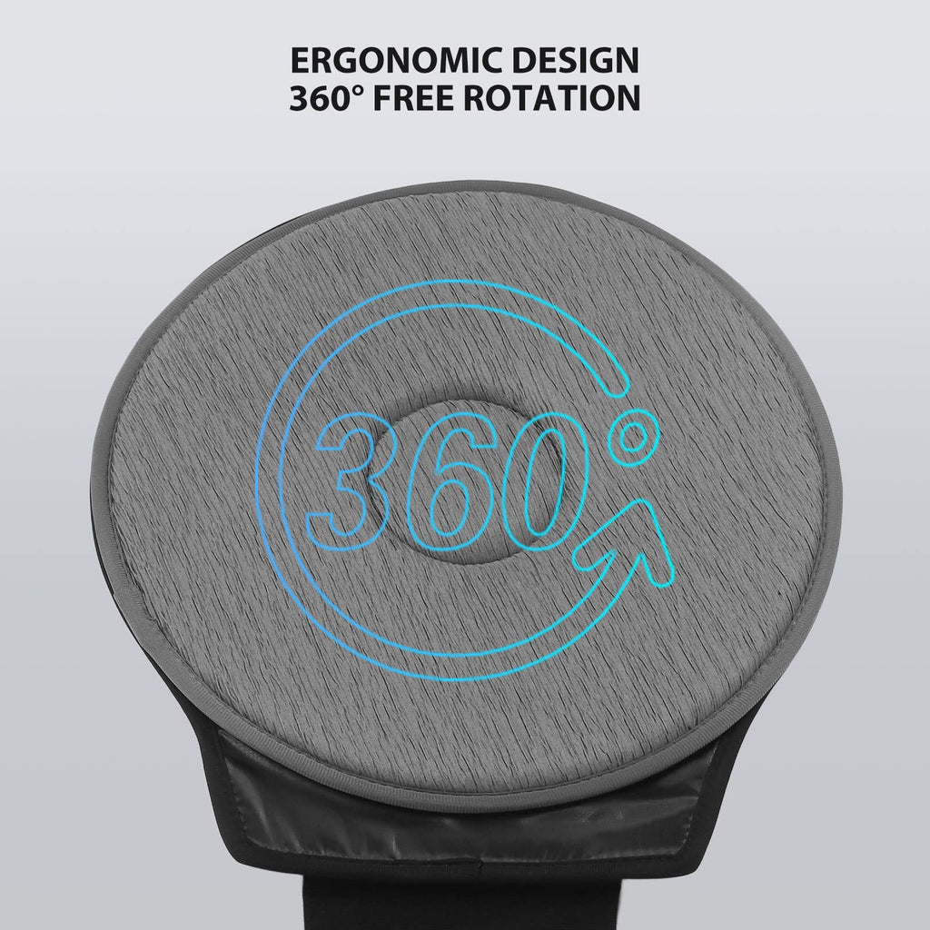 360 Rotating Seat Cushion for car, Swivel Car Seat Cushion for Elderly, Adult and Pregnant, Beneficial Comfortable Portable Transfer Aid, Non Slip, Ergonomic Design, 15.7 Inches in Diameter
