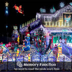 Icicle lights Outdoor - 66ft Christmas Lights with 640LED 120 Drops 8 Modes, Plug in Curtain String Lights Waterproof for Holiday Wedding Party Home Garden Bedroom Indoor Outdoor Decoration,Cool White