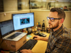 MAGID Y50 Safety Glasses for Construction | Black Frame — 1 Pair, Clear Lens | Side Shields, ANSI Z87.1+, Anti-Fog, Scratch-Resistant, 99.9% UV Protection, Polycarbonate Lens