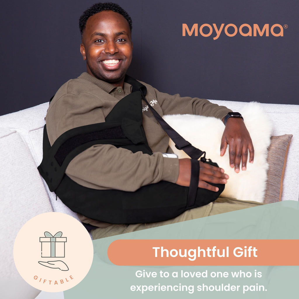 MOYOAMA Post Shoulder Surgery Pillow with Pocket- Rotator Cuff Pillows for Sleeping, After Shoulder Surgery Must Haves, Rotator Cuff Sleeping Pillow, Rotator Cuff Surgery Recovery Accessories