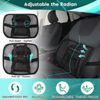Samyoung 2 Pack Mesh Back Lumbar Support, Back Support Seat Cushion with Breathable Mesh for Office Chairs Car 12” x 16”