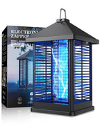 REOGLE Bug Zapper Indoor & Outdoor with Auto Smart Light Sensor, 4000V Electric Mosquito Zapper, Insect Fly Trapper, Covers 2100 sq ft, IPX4 Waterproof Mosquito Lamp for Patio, Garage, Backyard, Porch
