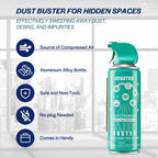 Compressed Canned Air Duster for Computer - iDuster Disposable Electronic Keyboard Cleaner for Cleaning Duster, 2PCS(3.5oz)