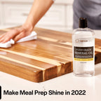 Thirteen Chefs Mineral Oil - 64oz Food Grade Conditioner for Wood Cutting Board, Countertop & Butcher Block, Lubricant for Knife or Meat Grinder - Safe USP Finish on Marble, Soapstone