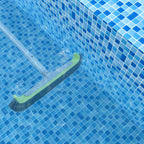 Sepetrel 17.5" Pool Brush Head for Cleaning Walls,Heavy Duty Inground/Above Ground Swimming Pool Scrub Brushes with Premium Strong Bristle & Reinforced Aluminium Back